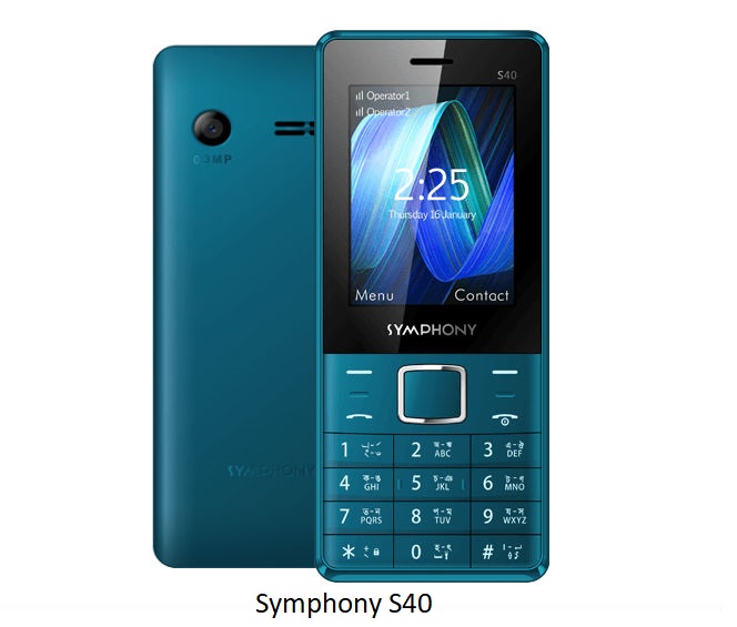 Symphony S40 Price in Bangladesh 2022 Full Specifications