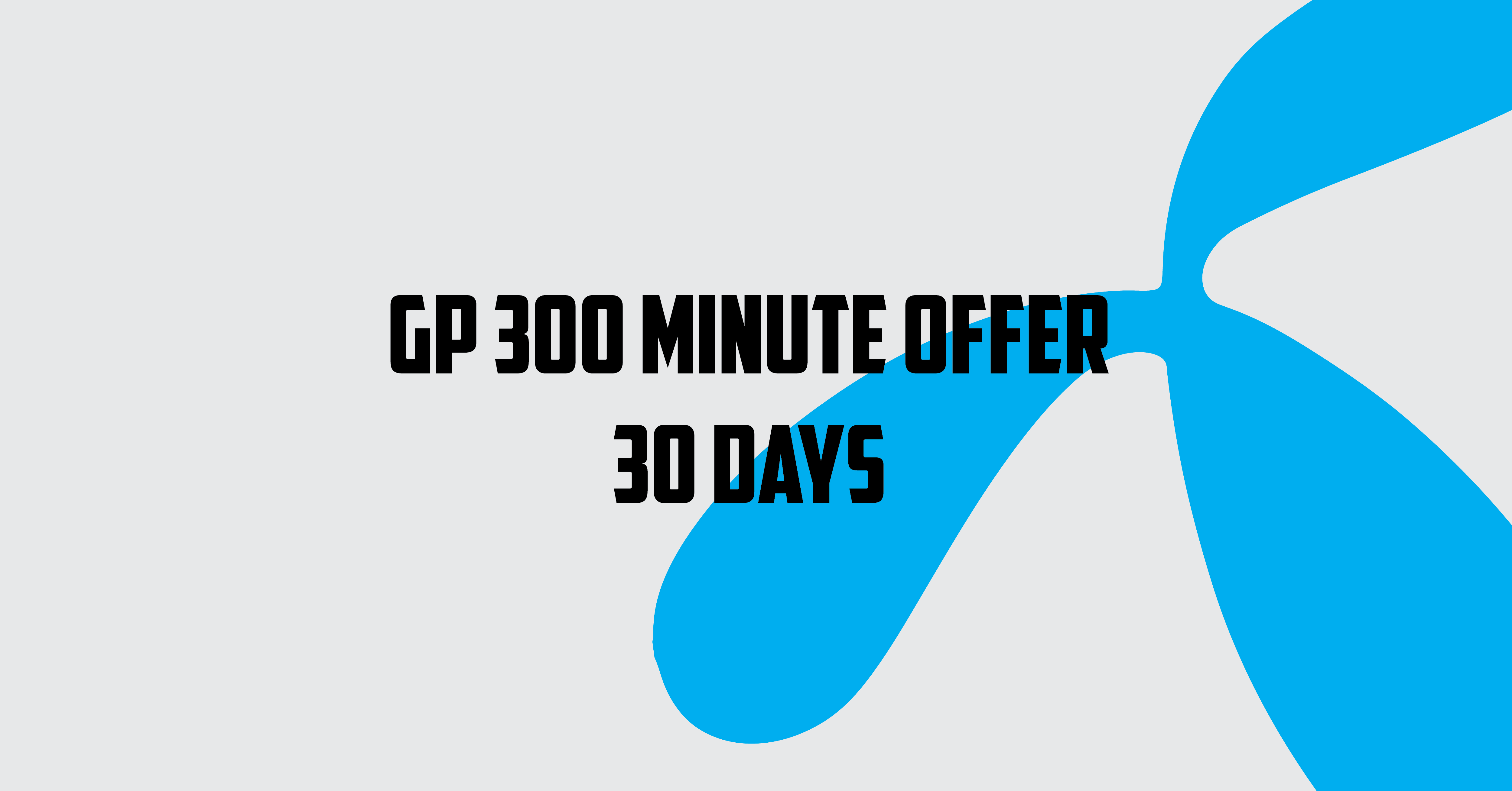 GP 300 Minute Offer 30