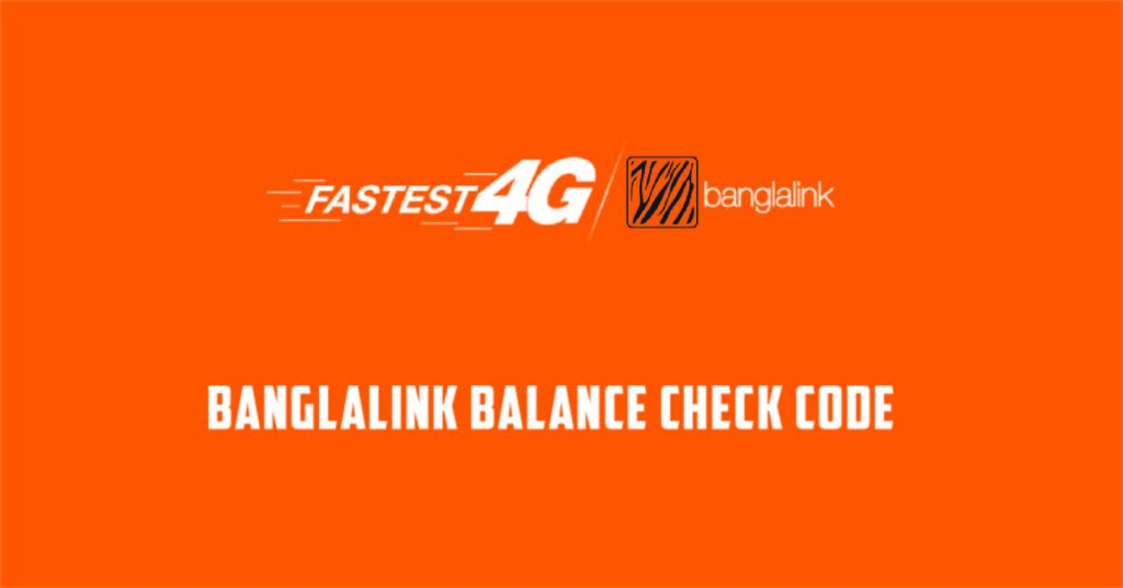 Banglalink Balance Check Code